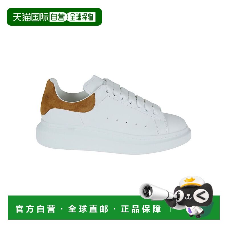 1h可退 mcqueen 亚历山大 麦昆 女士 山羊皮边皮质夸张鞋运动鞋