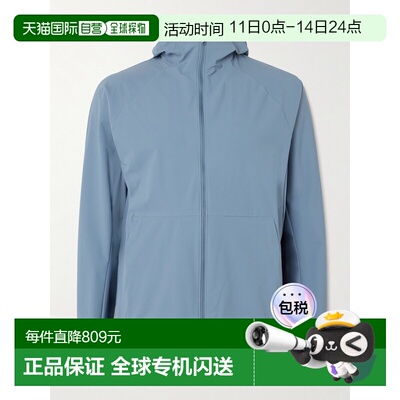 香港直邮Lululemon 男士 Pace Breaker 弹力再生尼龙连帽夹克 LM4