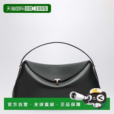 1h可退 香港直邮toteme 女士 TLOCK 黑色皮革包包 234WLGBG417LE0