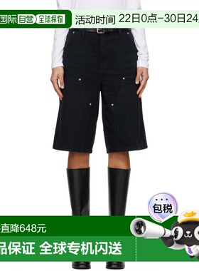 1h可退 香港直邮CARHARTT WIP 女士 黑色 Nixon Double Knee 牛仔