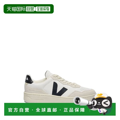香港直邮Veja 女士 白色黑色皮质平底鞋 VD202D1061