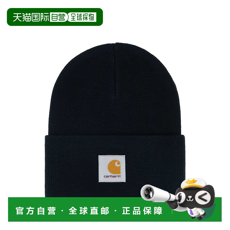 1h可退 香港直邮CARHARTT WIP 男士 午夜蓝有机玻璃手表帽子 I020