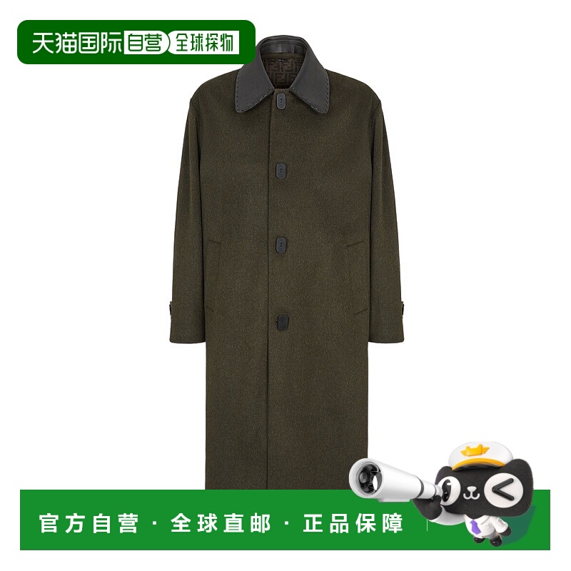 香港直邮Fendi 单排扣大衣 FF0795ASC0