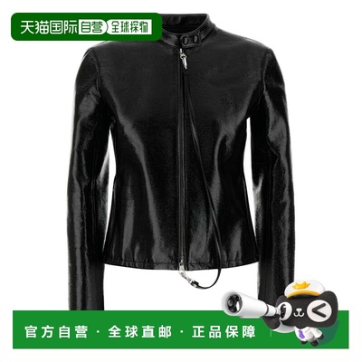 1h可退 香港直邮Courreges 女士 City 短版機車夾克 325CBL293VY0