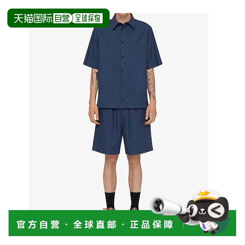 香港直邮Givenchy 短袖衬衫 BM612P5YCC