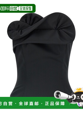 1h可退 香港直邮magda butrym 女士 '01' 束腰上衣 163426BLACK