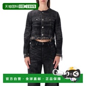 黑色牛仔布夹克 香港直邮Diesel A21616007 Runway 短款 迪赛 女士