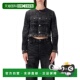 黑色牛仔布夹克 香港直邮Diesel A21616007 Runway 短款 迪赛 女士