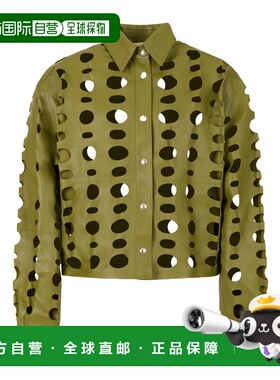 1h可退 香港直邮Marni 长袖皮夹克 CAMX0670S0ULA736