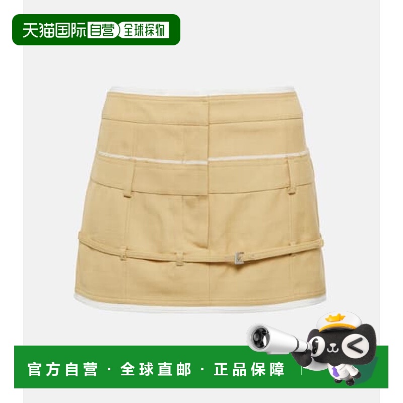 香港直邮Jacquemus 女士 La Jupe Caraco 迷你半身裙包臀裙a字裙