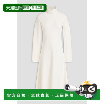 香港直邮JOSEPH 约瑟夫 女士 真丝混纺高领中长连衣裙 JF00825100