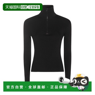 黑色羊毛针织衫 女士 325MPU247TFI007 香港直邮Courreges 1h可退