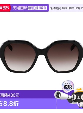 自营Longchamp/珑骧 女士黑色醋酸纤维太阳镜