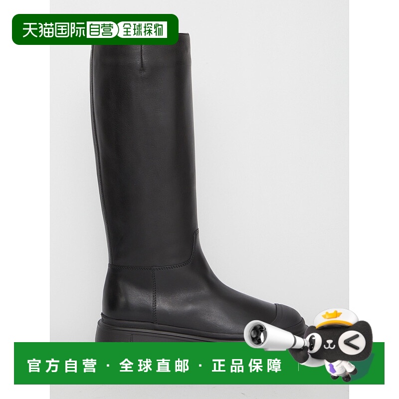 1h可退 香港直邮Hogan 女士 侧面拉链长筒靴 HXW6190FD50KXT