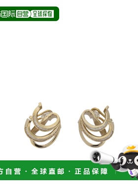 1h可退 香港直邮Salvatore Ferragamo Triplo Gancini 耳环 07881