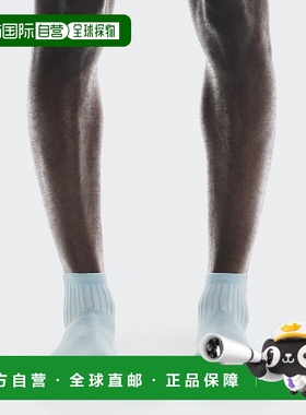 自营欧洲直邮On昂跑IKON系列水洗蓝/海军蓝棉平绣logo袜子 男女通