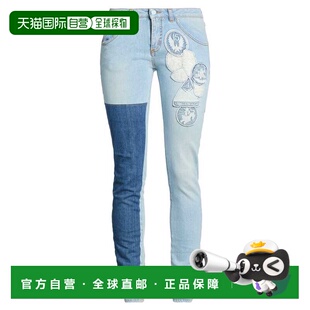 white 舒适时尚 女士 blue蓝色 紧身牛仔裤 香港直邮off