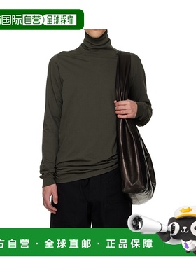 1h可退 香港直邮Rick Owens Concordians 高领T恤 RU02E1286JA