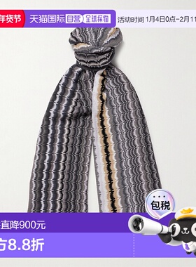 1h可退 香港直邮MISSONI 米索尼 男士 流苏羊毛围巾 SC47WOUA212