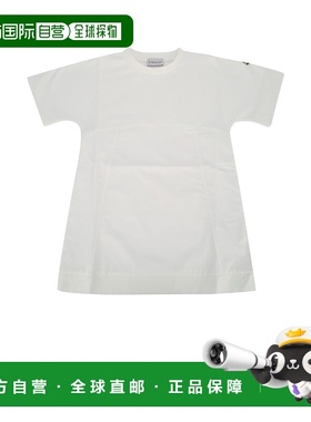 1h可退 香港直邮Moncler 盟可睐 女童 圆领短袖连衣裙童装 K19548