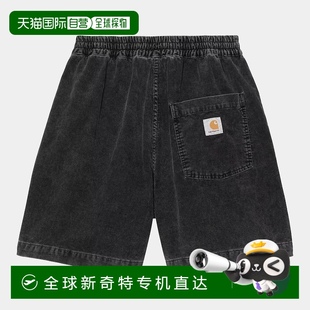 针织 欧洲直邮Carhartt Wip 男士 黑色棉短裤