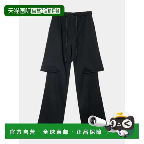 香港直邮SACAI 男士休闲裤 08685001 AW2026 黑色【付后1h可退】