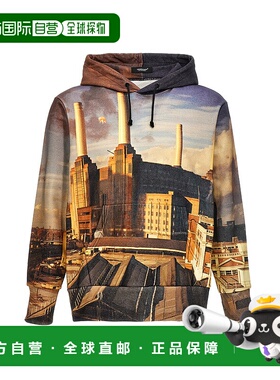 香港直邮undercover 高桥盾 男士 Undercover x Floyd 粉色连帽衫