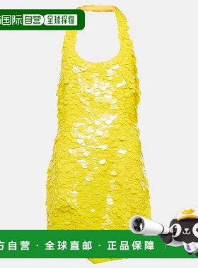 香港直邮The Attico 女士 Allium 珠片迷你连衣裙 001288包臀裙