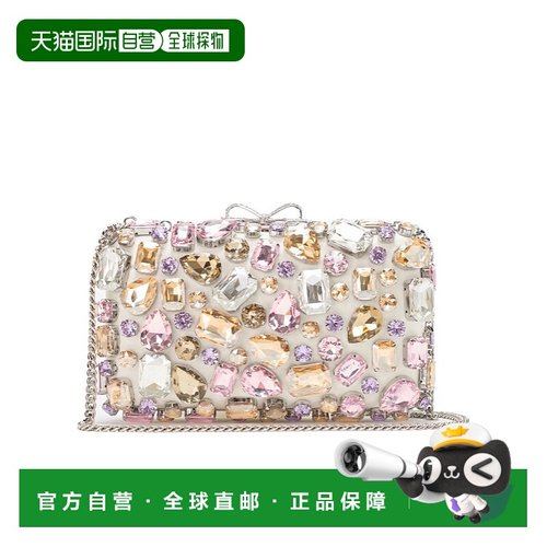 香港直邮Self-Portrait 多色水晶装饰手拿包 RS26305A