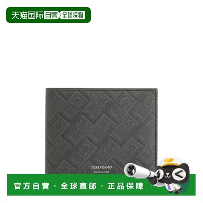 1h可退 香港直邮Salvatore Ferragamo 菲拉格慕 男士 皮革交织图