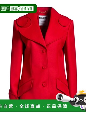 香港直邮Moschino 莫斯奇诺 女士 西装外套 red红色 舒适时尚