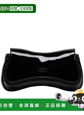 1h可退 香港直邮亮面 PU Play-Clutch 单肩包 Women crov