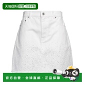 舒适时尚 香港直邮J.W. 牛仔半身裙 white白色 Anderson 女士