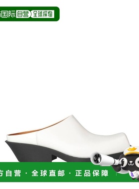 香港直邮Marni 玛尼 女士 Mules 木屐 white白色 舒适时尚女鞋