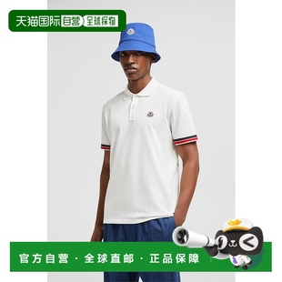 衫 欧洲直邮MONCLER Polo 盟可睐 条纹饰边棉质珠地网眼