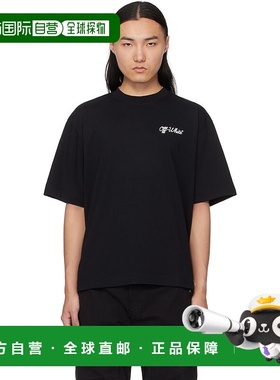 1h可退 香港直邮OFF-WHITE C O VIRGIL ABLOH 男士 黑色 Script S