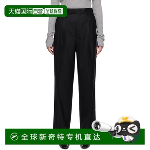 A24AP05OS black黑色 女士 舒適時(shí)尚 黑色長(zhǎng)褲 香港直郵AURALEE
