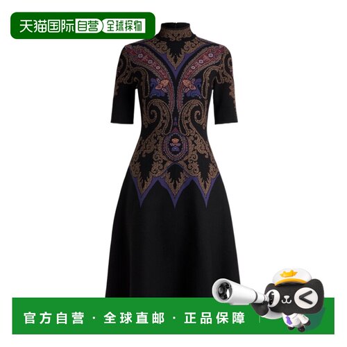 香港直邮ETRO 女士连衣裙 WRKA0057AQ12MB0764 AW2026 花色 短袖