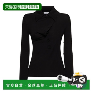 ZJG006长袖 80I Oblique绉纱平纹衬衫 香港直邮Courreges