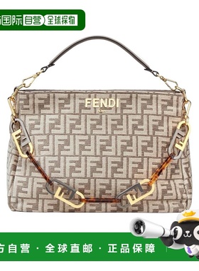 香港直邮Fendi O'Lock链条拉链单肩包 8BR805ALFV斜挎包手提包