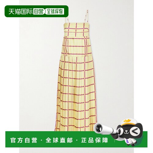 EMILIA WICKSTEAD 女士 Agata 格纹斜纹丝绸中长【付后1h可退】