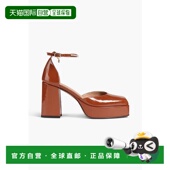 女士 水晶装 饰漆皮防水台浅口鞋 香港直邮Maje 女鞋 MFACH00522