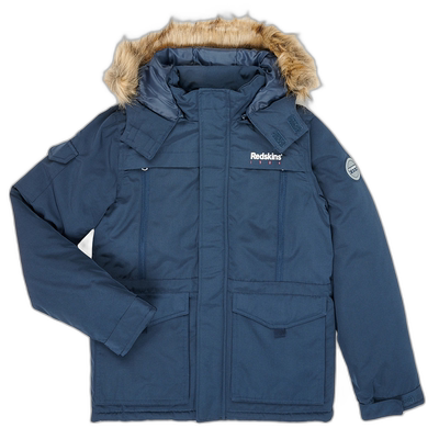 欧洲直邮Redskins 男孩 JKT 派克大衣 蓝色