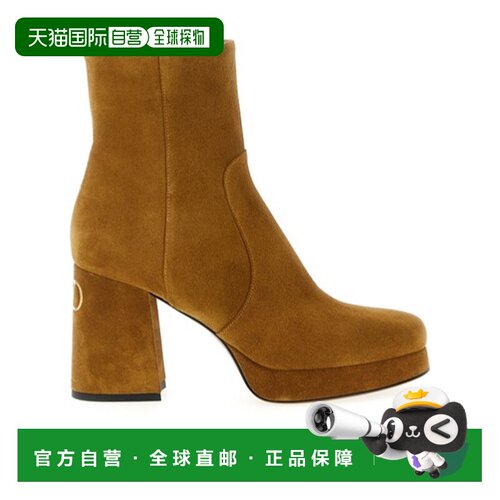 1h可退 香港直邮VALENTINO 女士高跟鞋 WS0NF1DHURDX AW2025 棕色
