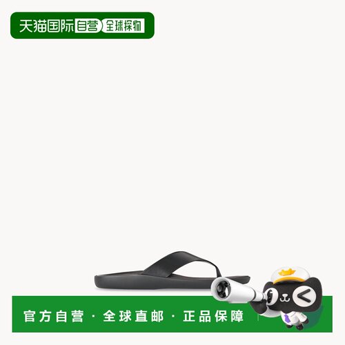 自营欧洲直邮THE ROW 女士小牛皮拖鞋人字拖凉鞋黑色