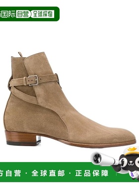 香港直邮Saint Laurent Wyatt 30 Jodhpur靴子 498372BT300男靴