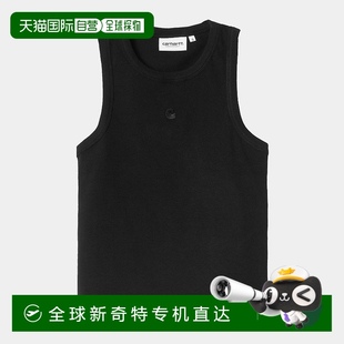 歐洲直郵Carhartt 氨綸T恤背心 女士黑色棉 Wip