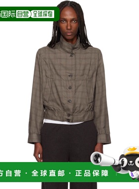 1h可退 香港直邮Our Legacy 女士 棕色 Tuxedo 飞行员夹克 W4252T