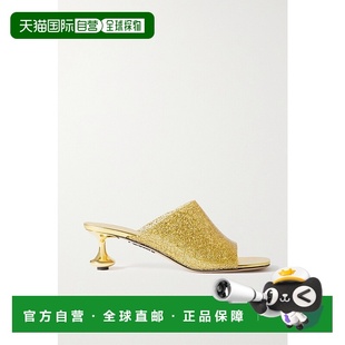 香港直邮LOEWE 罗意威 女士 徽标高跟凉鞋 L616379X42穆勒鞋