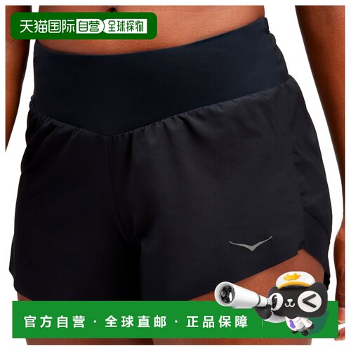 欧洲直邮HOKA ONE ONE 女士短裤 1123155BLACK CO【付后1h可退】